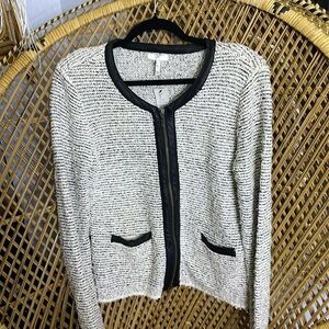 NWT Large Joie cotton zippered jacket